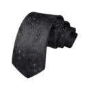 Black Floral Necktie – Formal & Wedding | Andrew