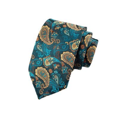 Jacquard Weave Necktie – Formal & Wedding | Andrew